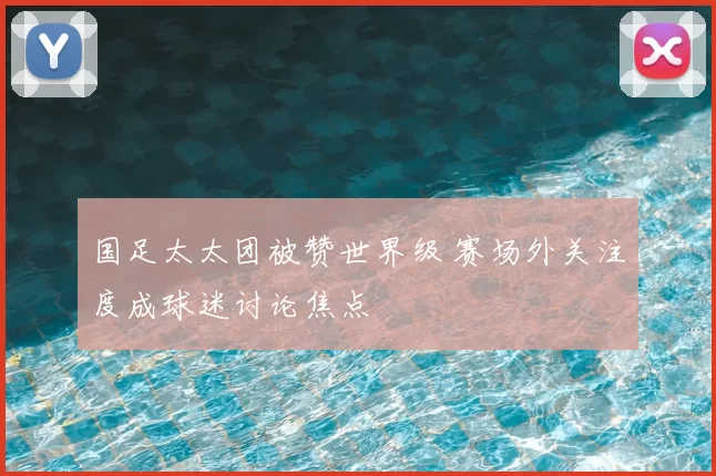 国足太太团被赞世界级 赛场外关注度成球迷讨论焦点